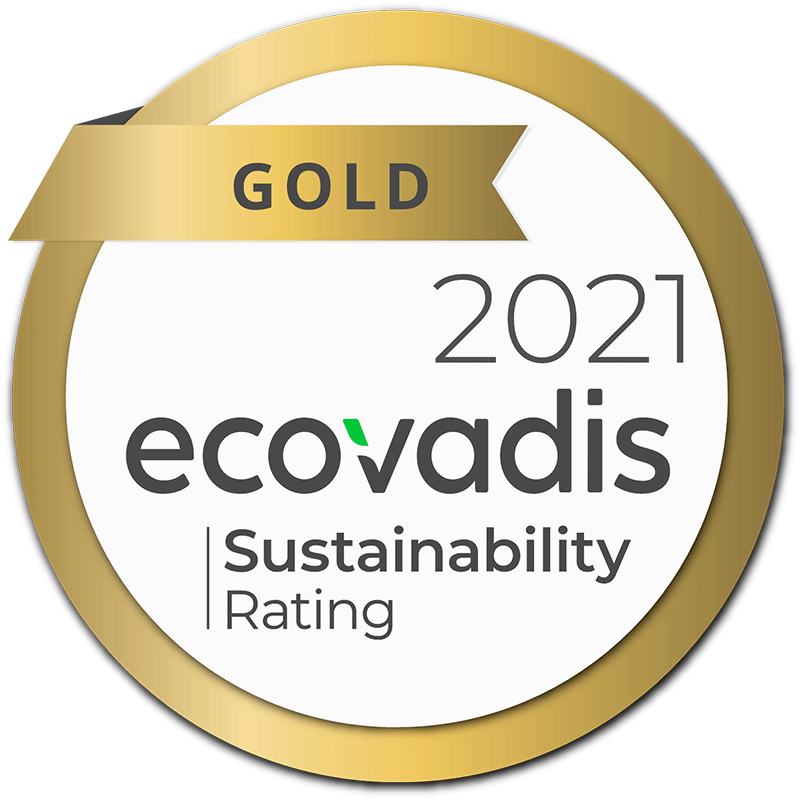 Logo de la certification EcoVadis Gold