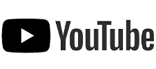 Logo de YouTube monochrome