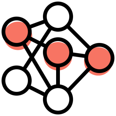 Icon of a strategic grouping of elements