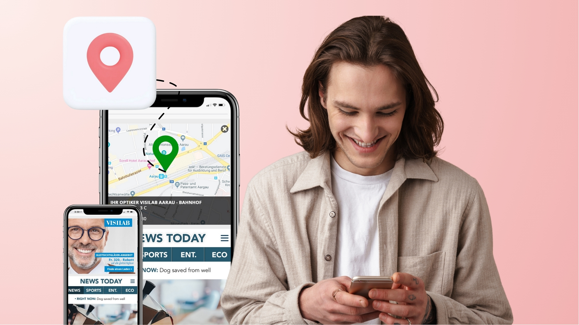 Interface de ChatGPT affichée sur un smartphone, illustrant les possibilités d'intégrer de la publicité sur ChatGPT pour les utilisateurs mobiles.