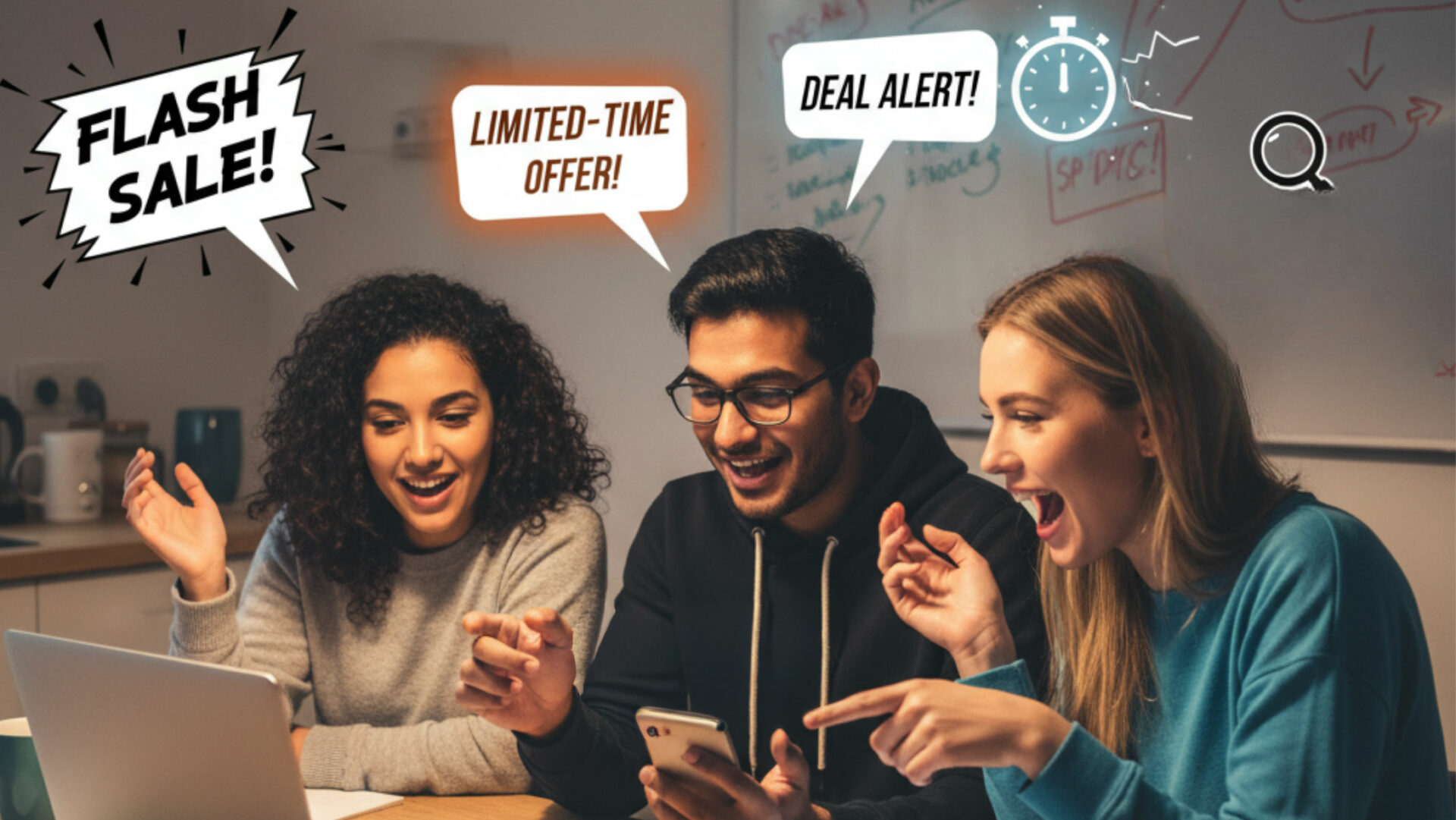 Interface de ChatGPT affichée sur un smartphone, illustrant les possibilités d'intégrer de la publicité sur ChatGPT pour les utilisateurs mobiles.