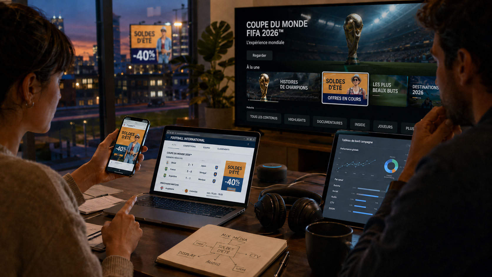 mix-media-soldes Samsung TV Plus sur une Smart TV